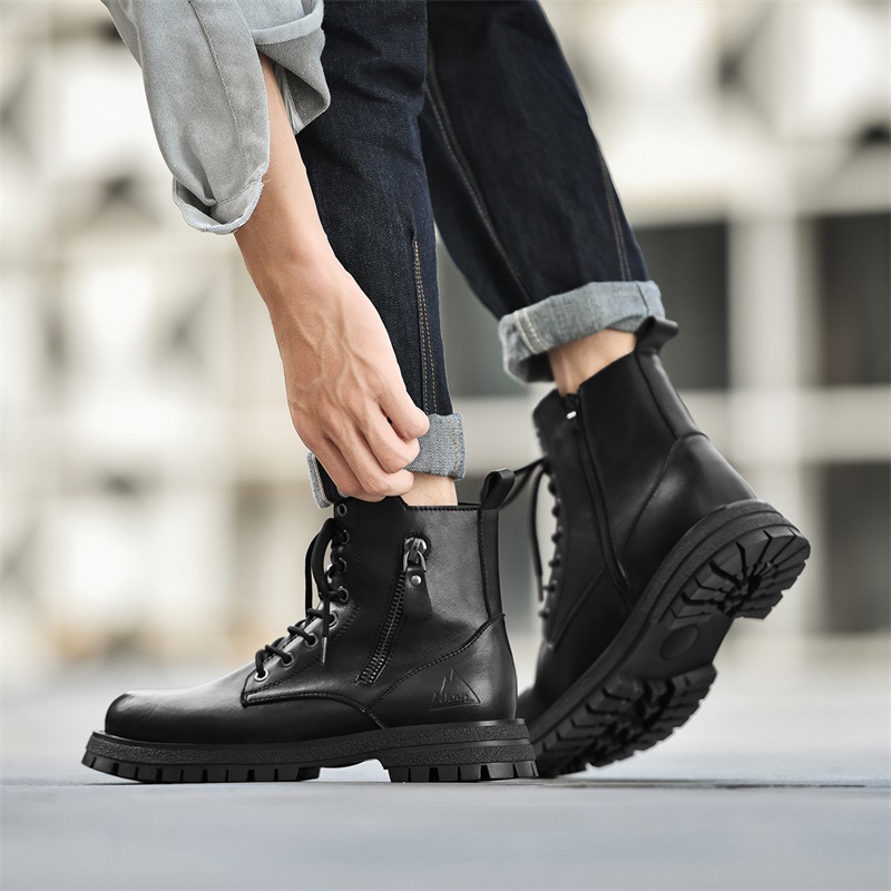 Ботинки мужские Jeep Martin черные, 45 EU