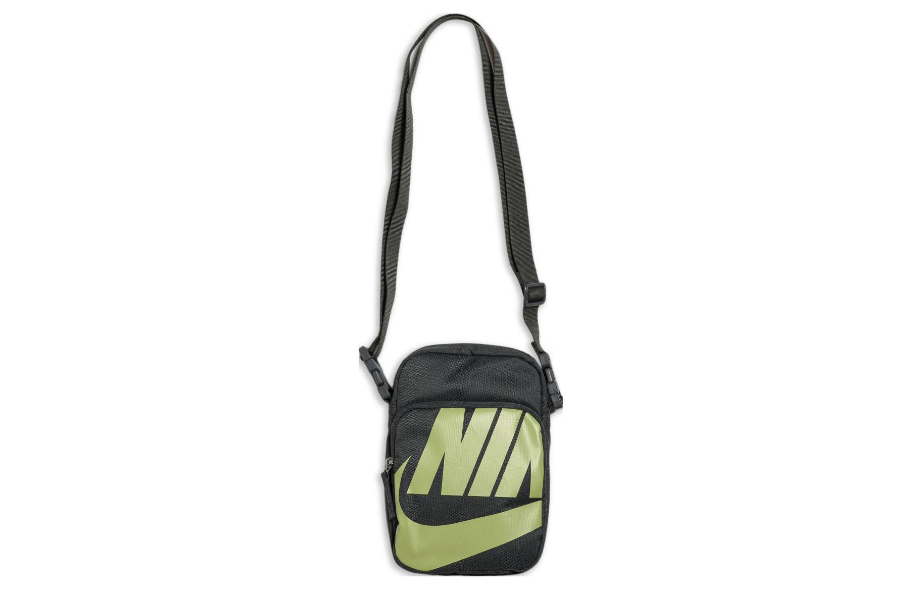 Сумка унисекс Nike Heritage зеленая, Small EU