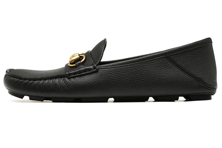 Мокасины мужские GUCCI Horsebit черные, 43 EU