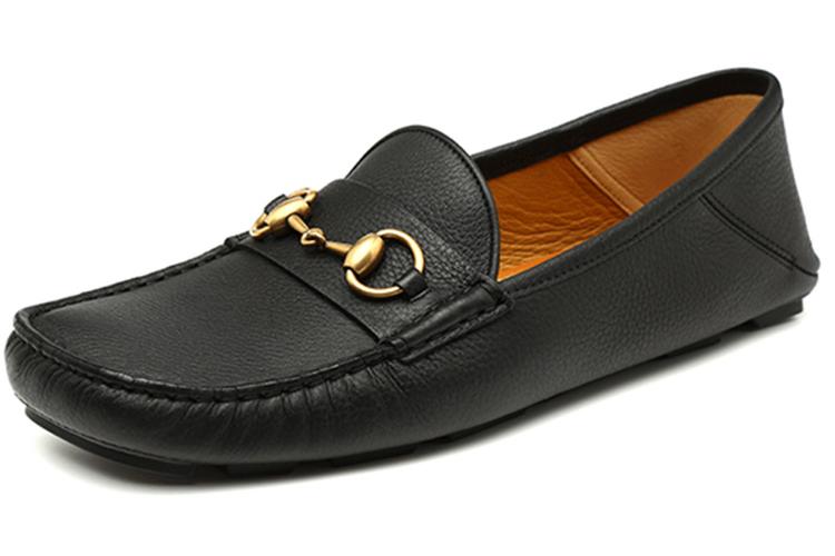 Мокасины мужские GUCCI Horsebit черные, 43 EU