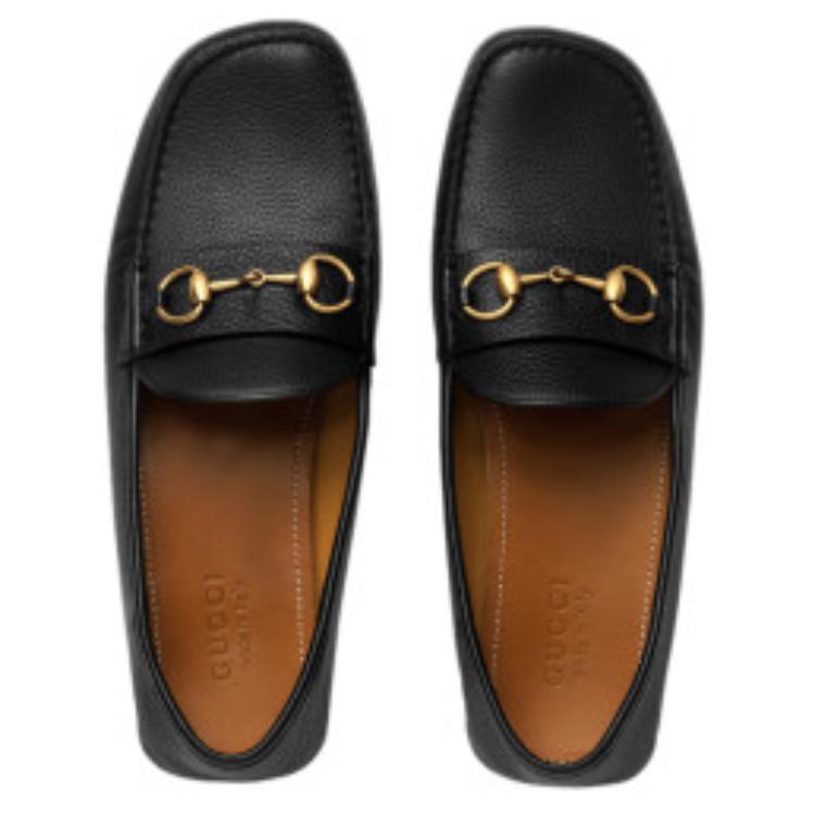 Мокасины мужские GUCCI Horsebit черные, 43 EU