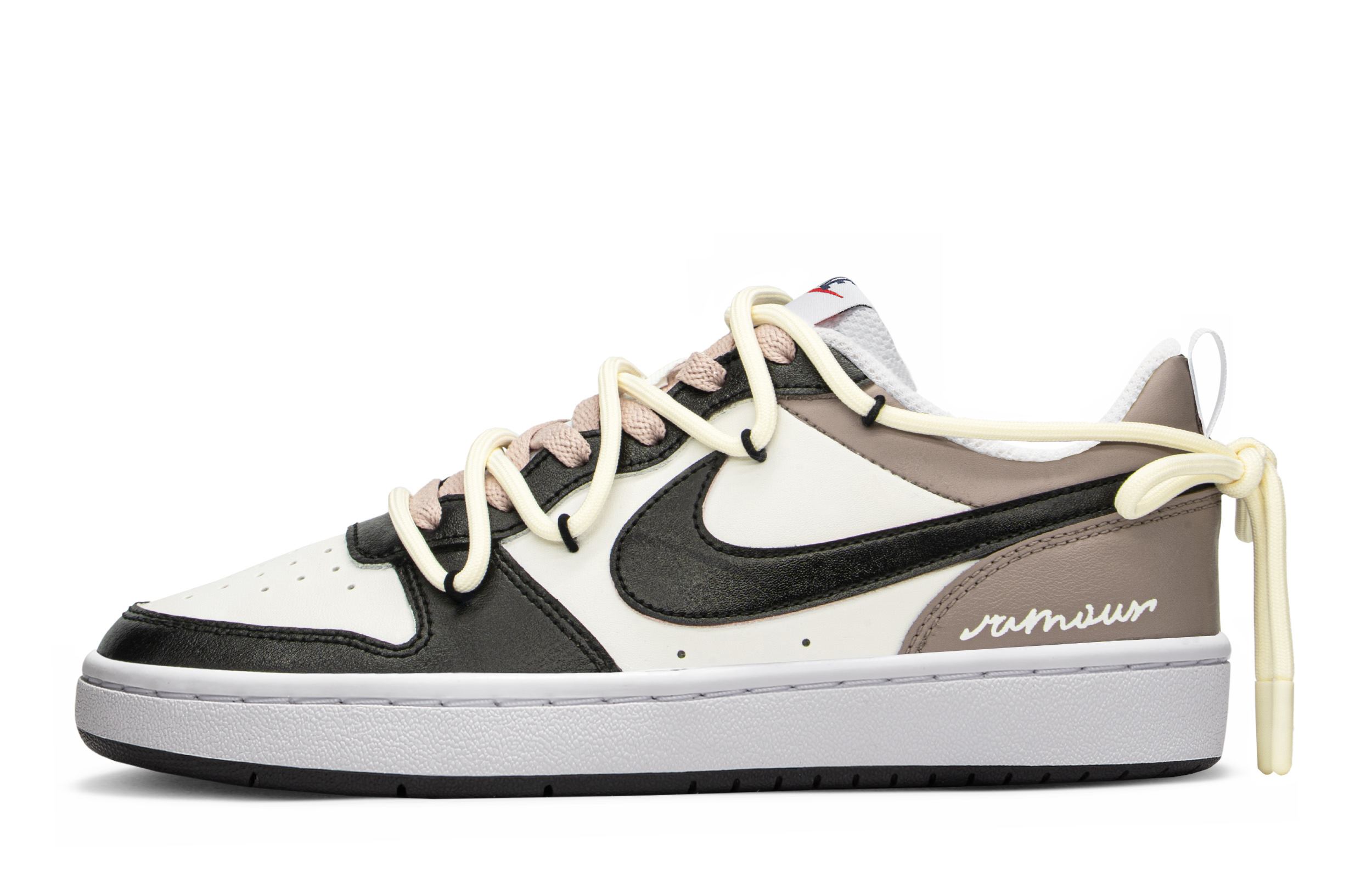 Кеды женские Nike Court Borough Low бежево-коричневые