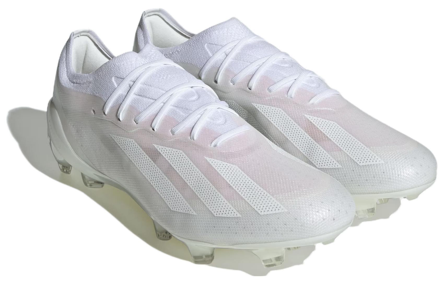 Футбольные бутсы унисекс Adidas Crazyfast.1 белые, 43 1/3 EU