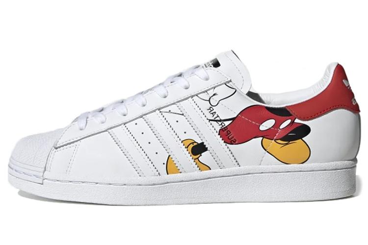 Кеды унисекс Adidas Disney X Superstar Mickey Mouse белые-красные