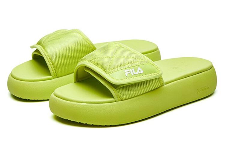 Шлепанцы женские FILA Fusion зеленые, 36 EU