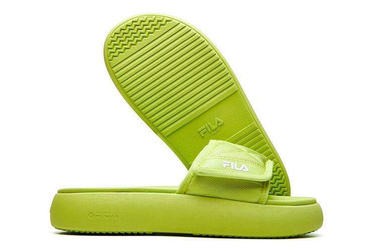 Шлепанцы женские FILA Fusion зеленые, 36 EU