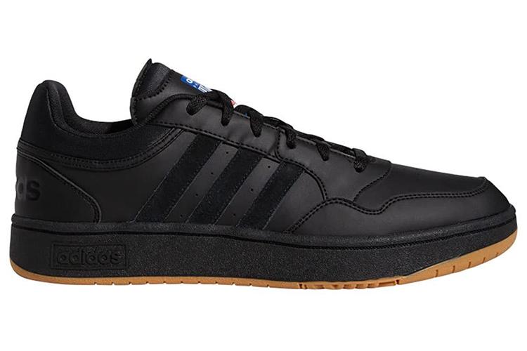 Кроссовки мужские Adidas Neo Hoops 3.0 Low Black Gum, 40 2/3 EU