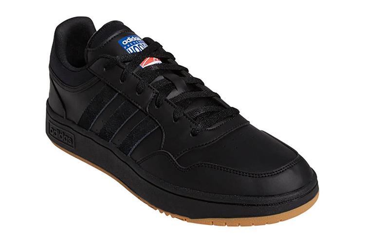 Кроссовки мужские Adidas Neo Hoops 3.0 Low Black Gum, 40 2/3 EU