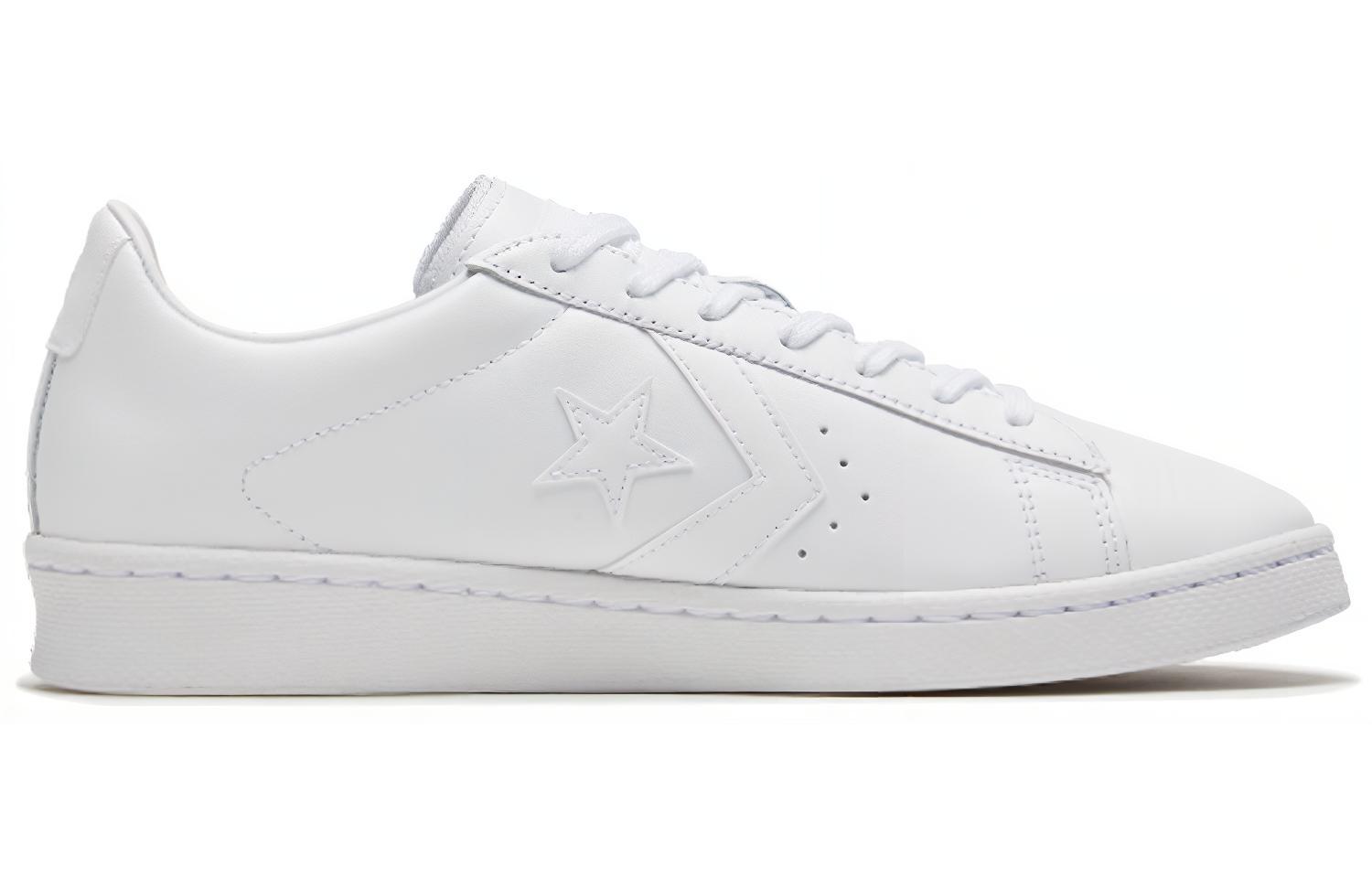 Кроссовки унисекс Converse Pro Leather Low белые, 43 EU