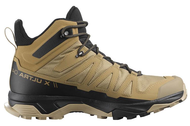 Треккинговые ботинки мужские SALOMON X Ultra 4 Mid Gtx Waterproof tan-black, 42 EU