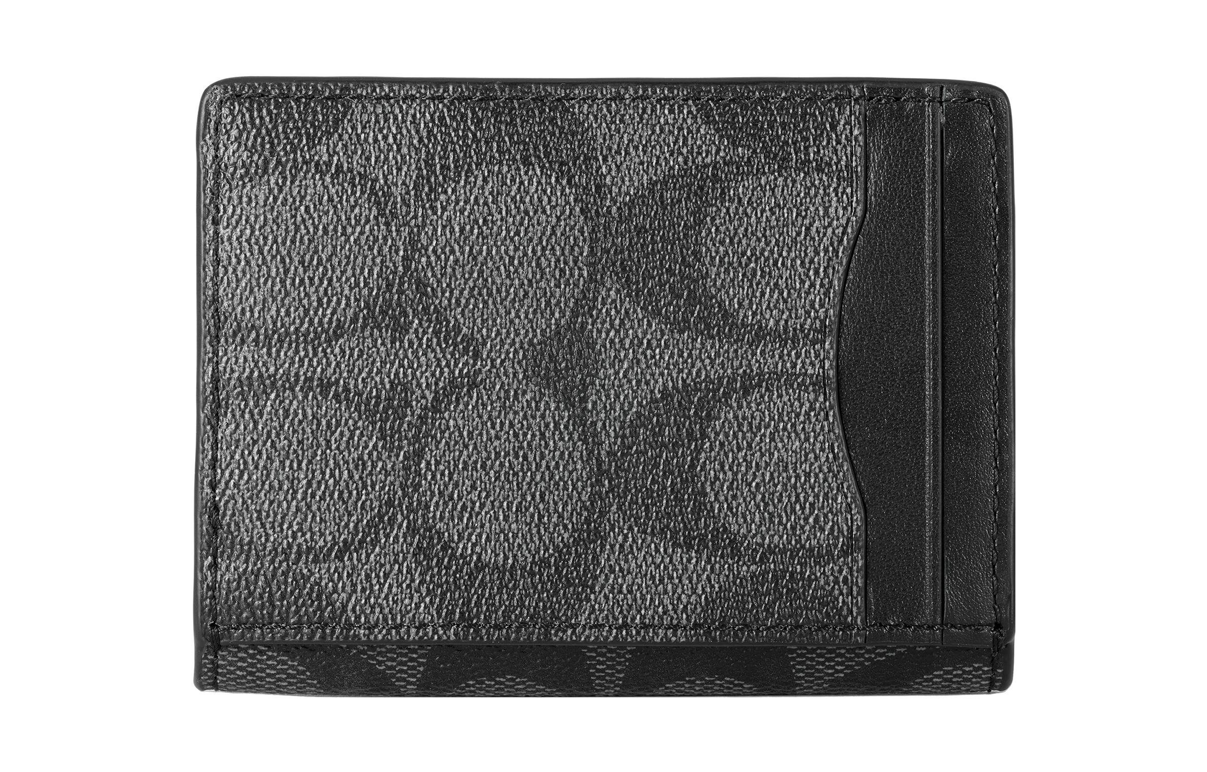 Визитница женская COACH 91660-QBO4G черная, маленького размера