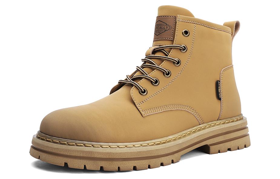 Ботинки мужские HLA Short Martin Boot желтые
