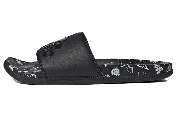 Шлепанцы унисекс Adidas Adilette Comfort черные, 43 1/3 EU