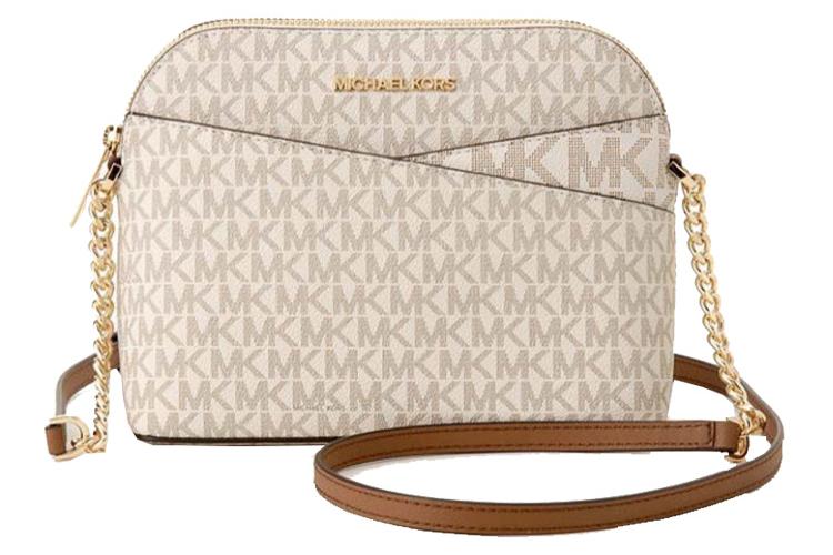 Сумка женская MICHAEL KORS Jet Set Travel PVC Dome Bag, vanilla white