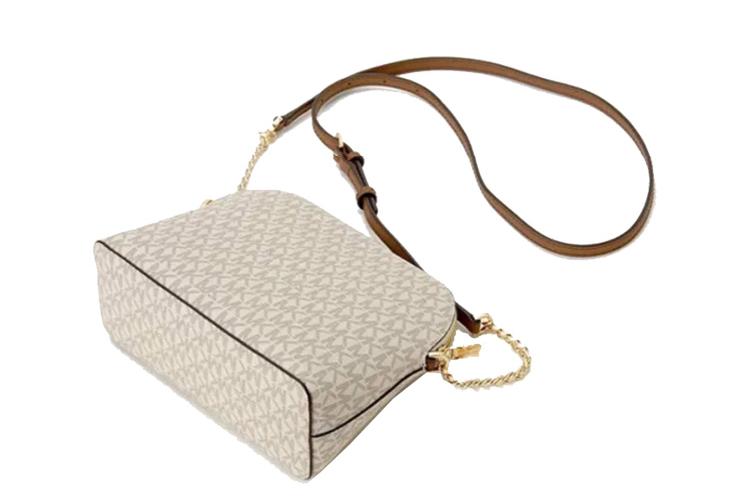 Сумка женская MICHAEL KORS Jet Set Travel PVC Dome Bag, vanilla white