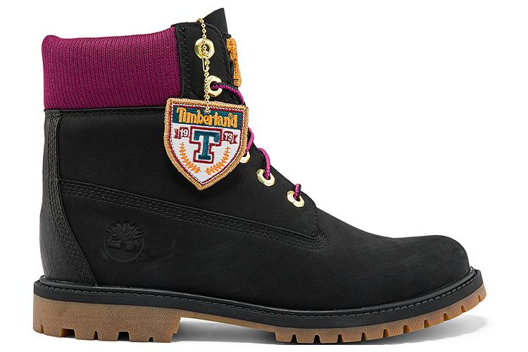 Ботинки женские Timberland Heritage 6 Inch Waterproof Boots черные, 35.5 EU