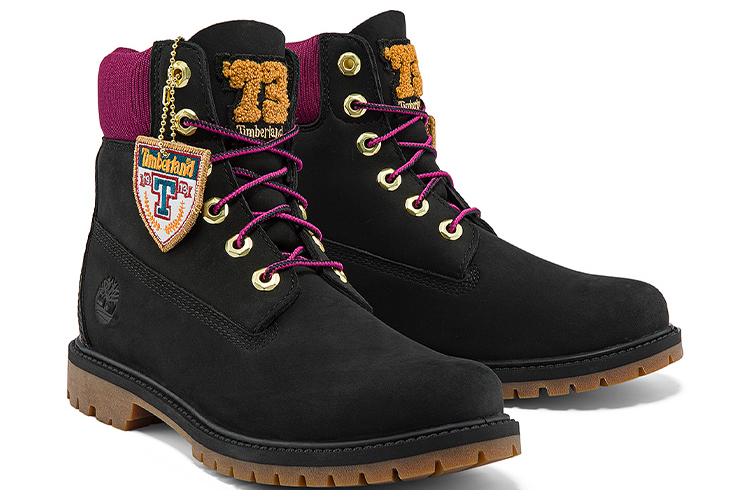 Ботинки женские Timberland Heritage 6 Inch Waterproof Boots черные, 35.5 EU