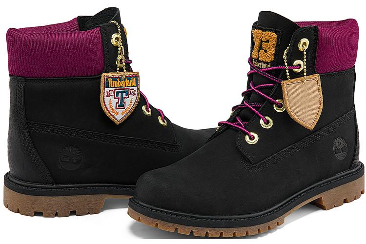 Ботинки женские Timberland Heritage 6 Inch Waterproof Boots черные, 35.5 EU