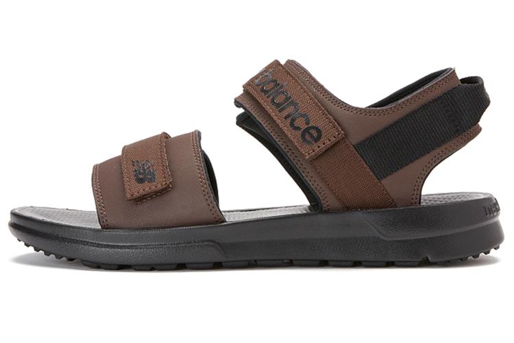 Сандалии унисекс New Balance 250 Adrift коричневые-черные, 41.5 EU