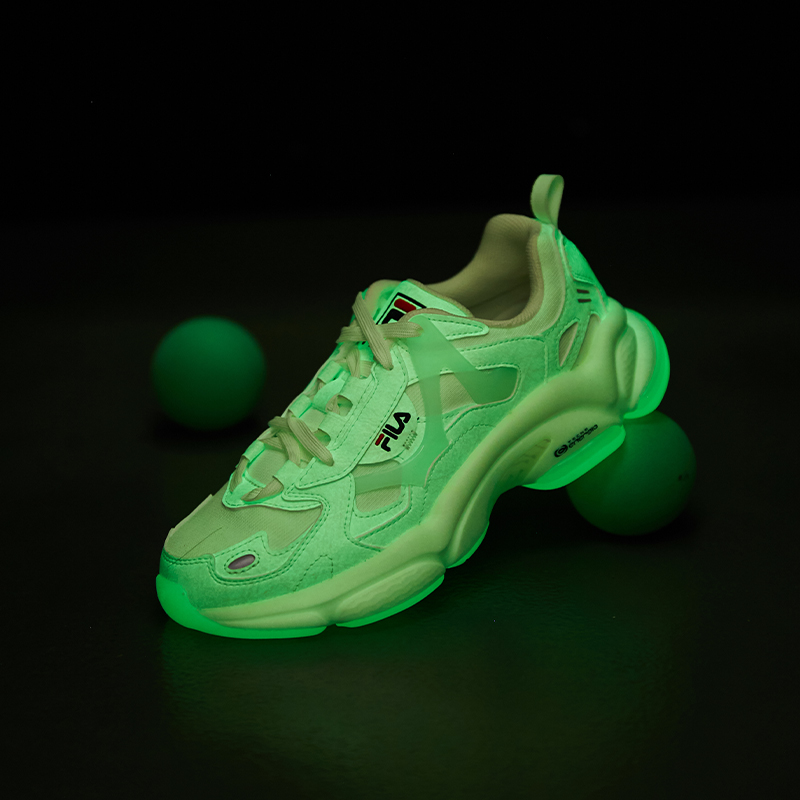 Кроссовки женские FILA FUSION Rjv Dx белые/зеленые, 40 EU