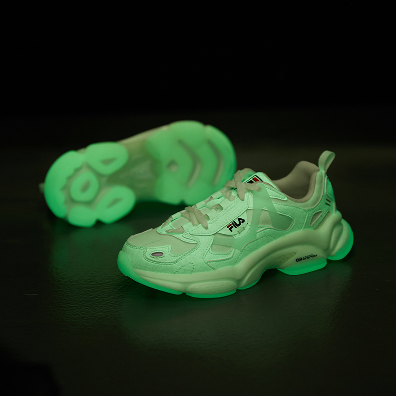 Кроссовки женские FILA FUSION Rjv Dx белые/зеленые, 40 EU