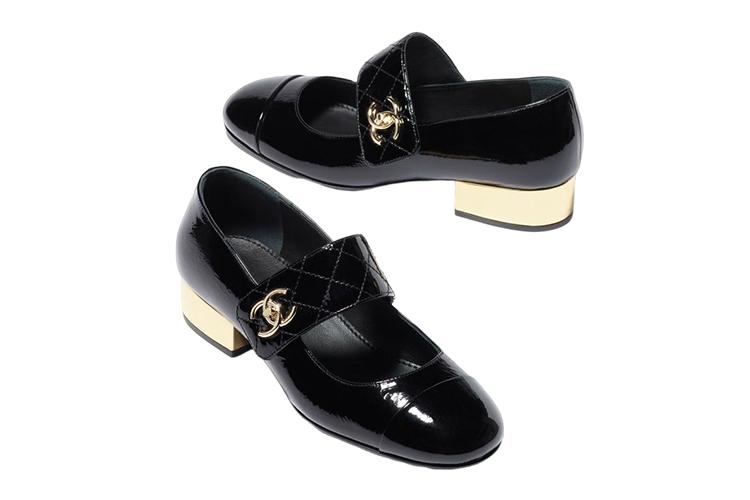 Туфли женские CHANEL G39732 X56929 94305 черные, 37.5 EU