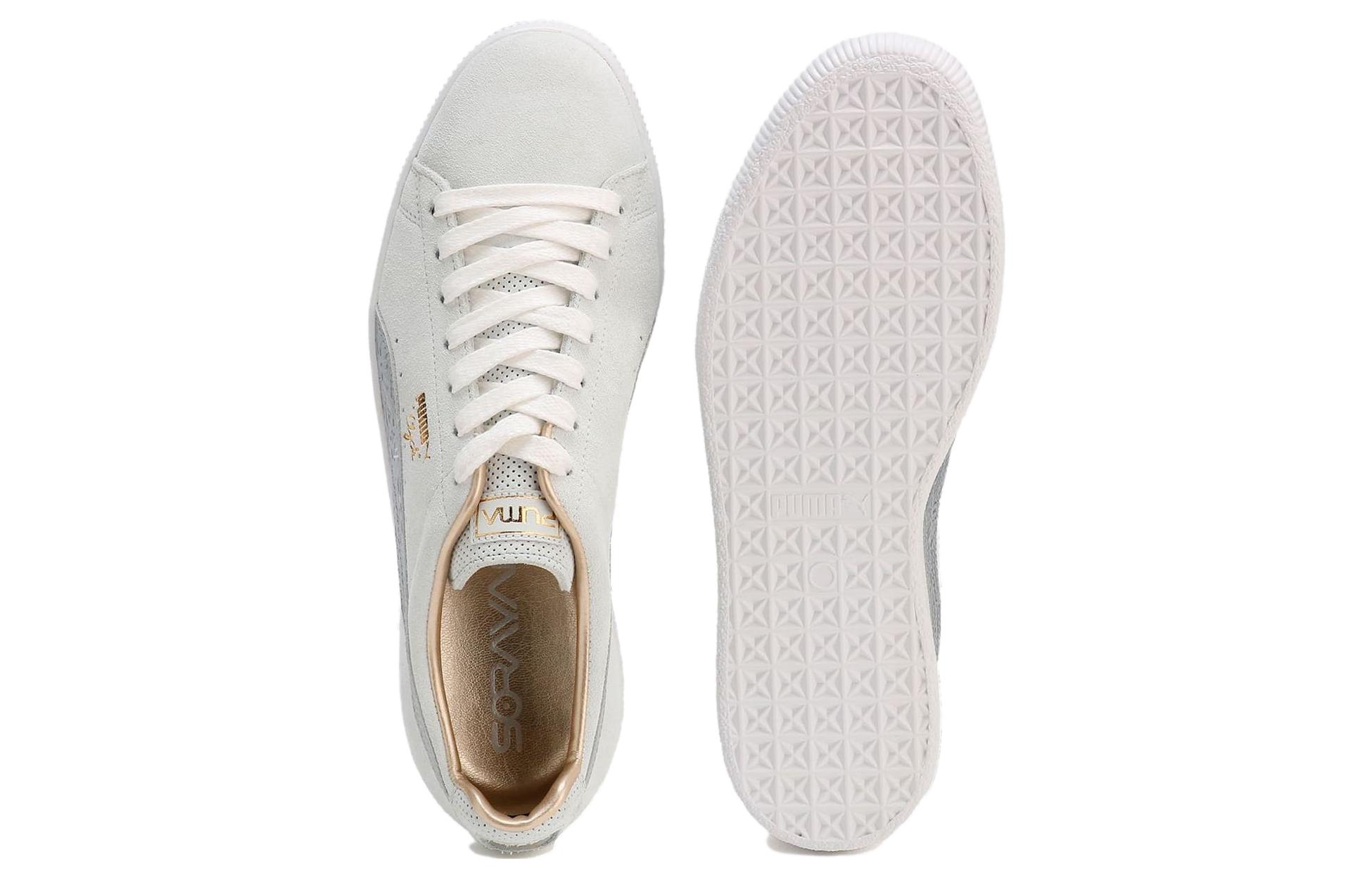 Кеды унисекс PUMA Clyde Mij X Hajime Sorayama белые, 37 EU