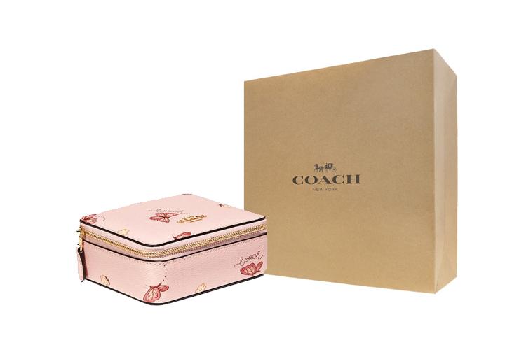 Косметичка женская COACH C8082G-IMAOM розовая