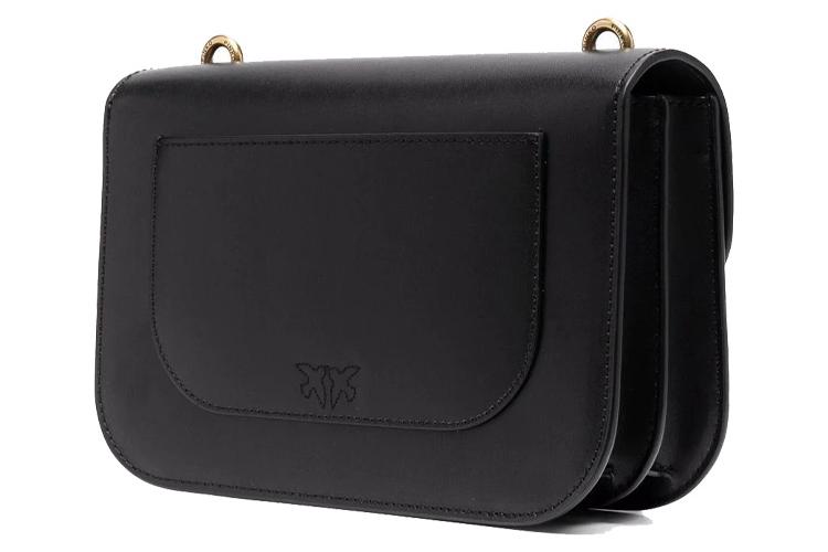 Сумка женская PINKO 1P22L1-Y7SP-Z99Q черная с золотистой фурнитурой