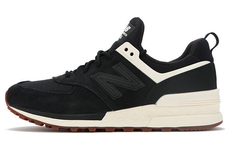 Кроссовки женские New Balance WS574SFK черные, белые, коричневые, 35 EU