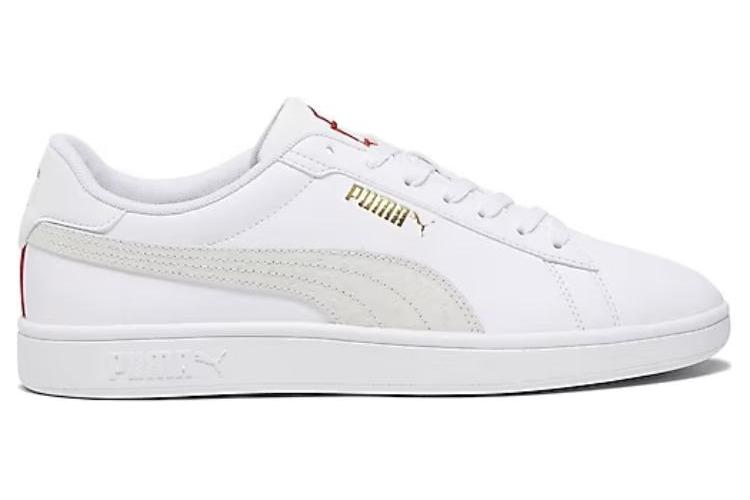 Кеды унисекс PUMA Smash Retro белые, 38 EU