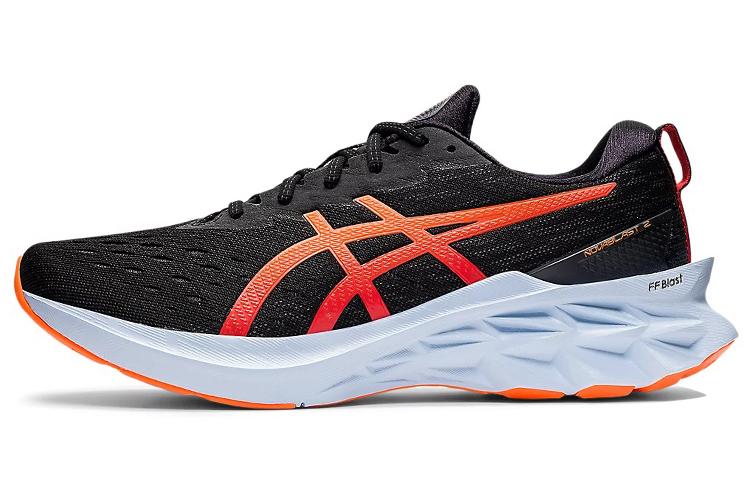 Кроссовки мужские ASICS Novablast 2 черные, оранжевые, 42 EU