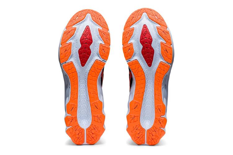 Кроссовки мужские ASICS Novablast 2 черные, оранжевые, 42 EU