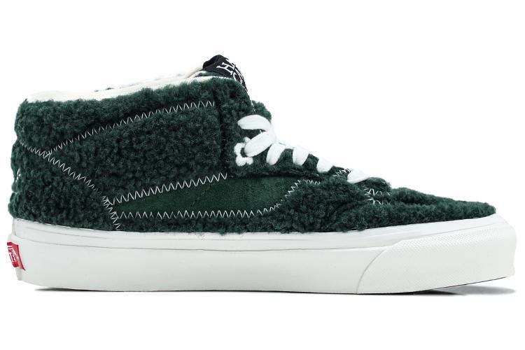 Кроссовки унисекс Vans Half Cab green-white, 34.5 EU
