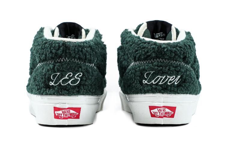 Кроссовки унисекс Vans Half Cab green-white, 34.5 EU