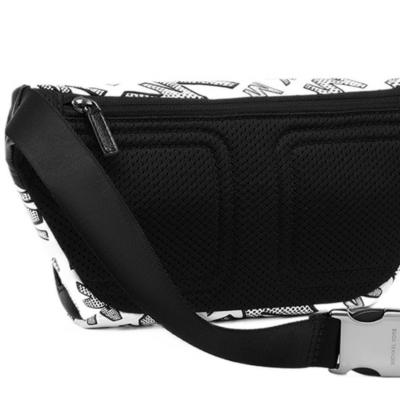 Сумка мужская MICHAEL KORS 33F1LHDY9E-147 бело-черная