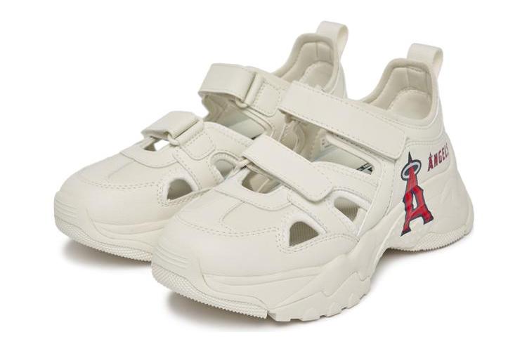 Сандалии унисекс MLB 3ASDCH133-41IVS белые, 44 EU