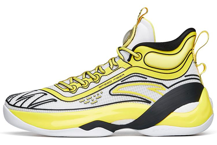 Кроссовки мужские ANTA KT7 белые/неоново-жёлтые