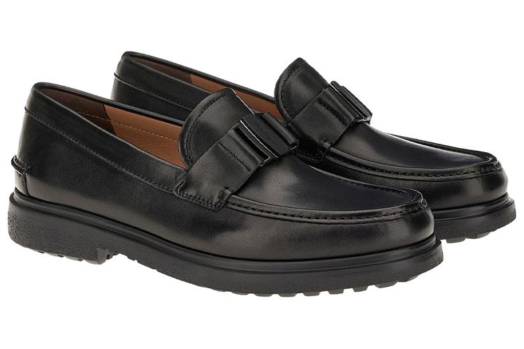 Лоферы мужские FERRAGAMO Vara Casual черные, 39 EU