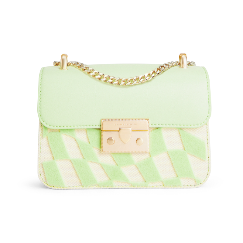 Сумка женская CHARLES&KEITH Trumpets, mint green, S EU