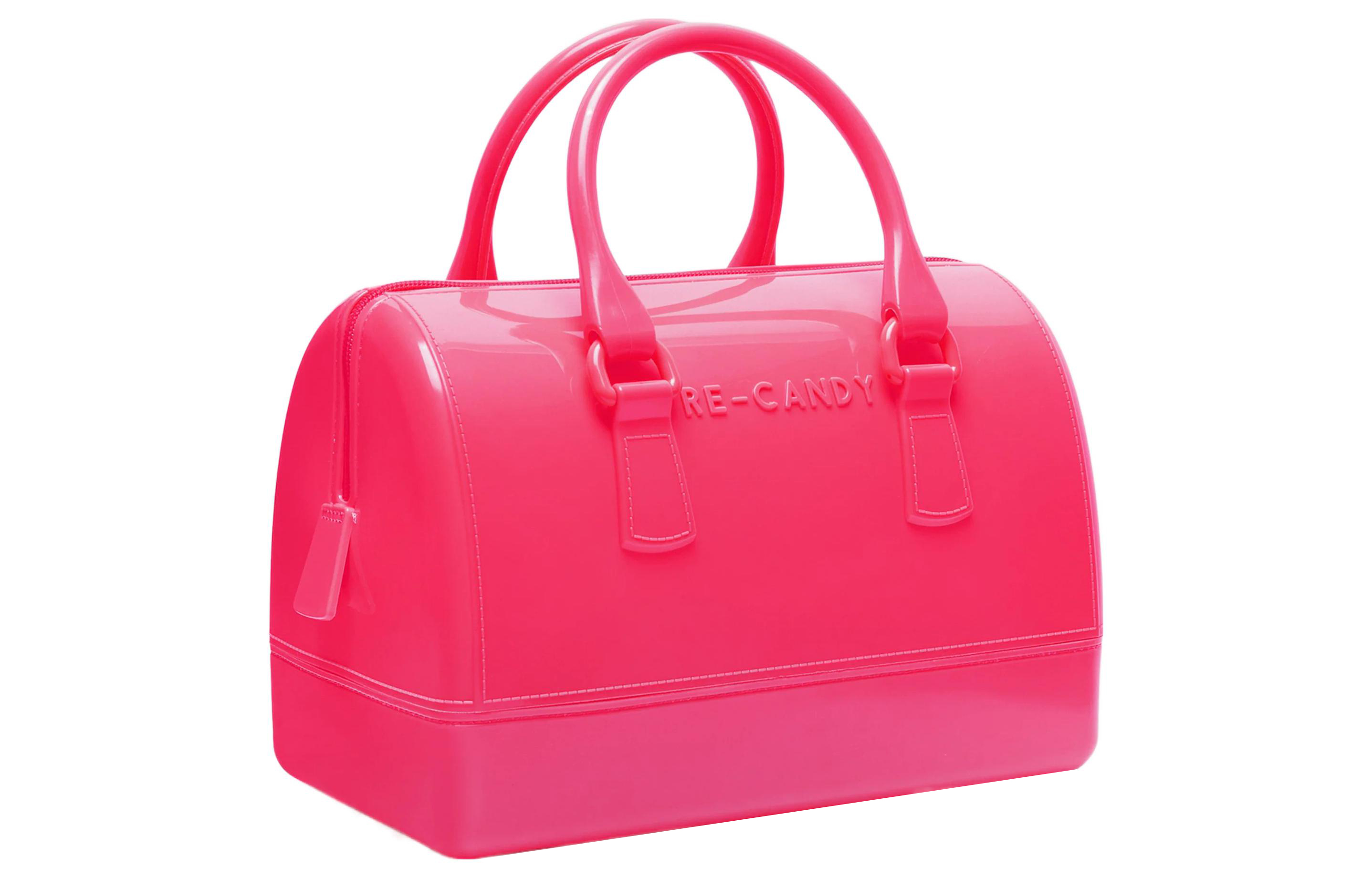 Сумка женская Furla Candy розовая среднего размера