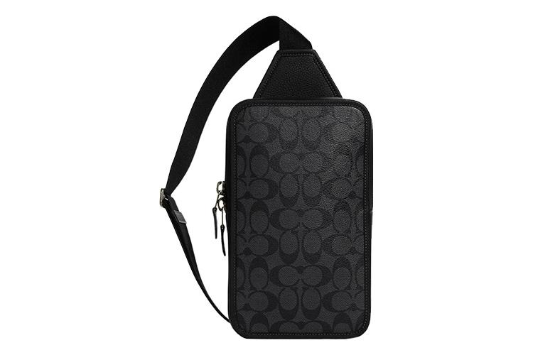 Сумка мужская COACH Sullivan угольно-черного цвета малого размера