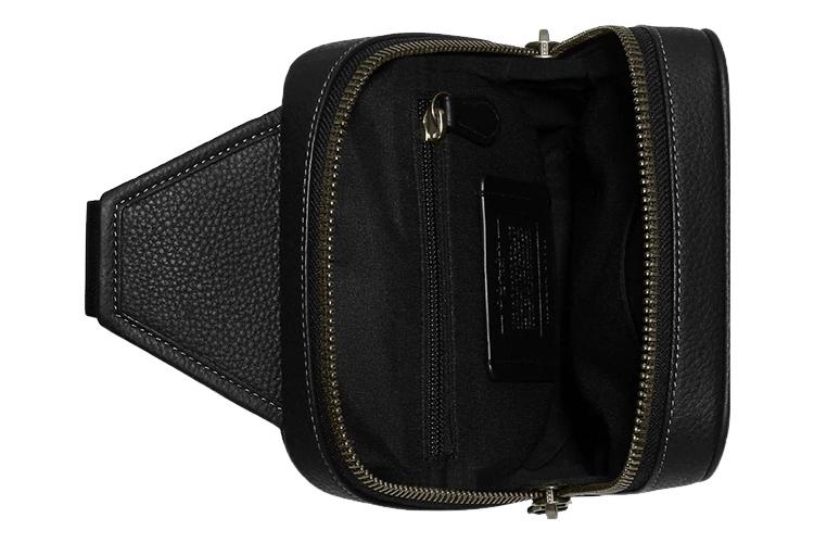 Сумка мужская COACH Sullivan угольно-черного цвета малого размера