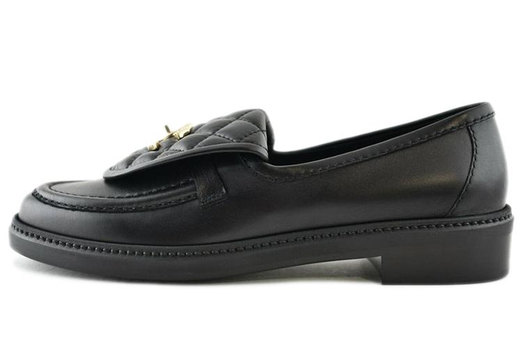 Женские лоферы CHANEL G36646 X01000 черные, 37 EU