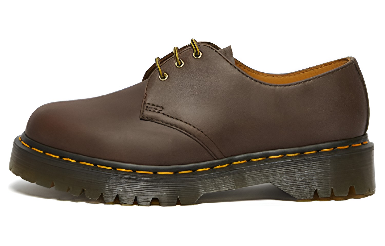 Галоши мужские Dr. Martens 1461 Bex 3 Eye коричневые-черные, 41 EU
