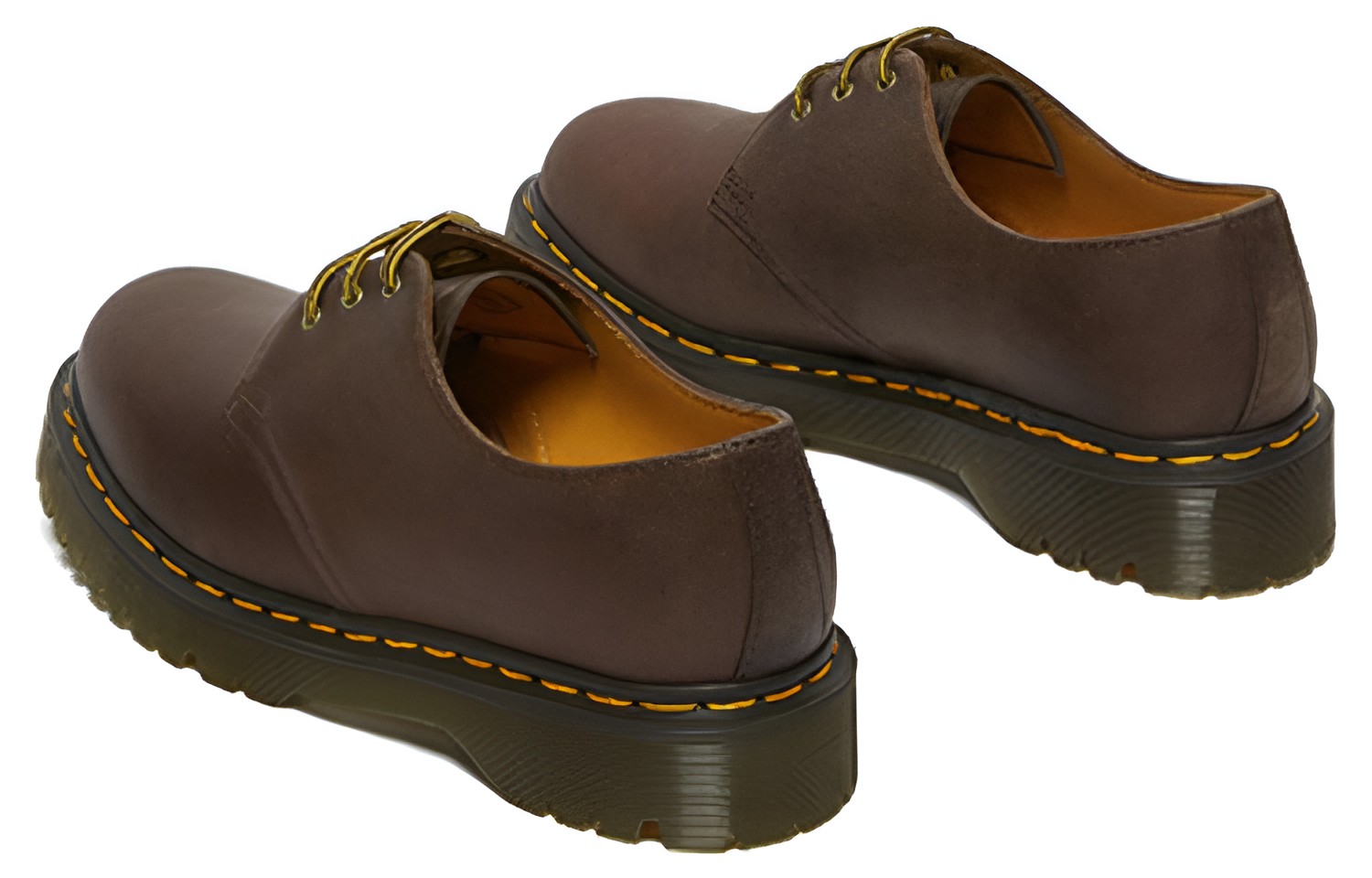 Галоши мужские Dr. Martens 1461 Bex 3 Eye коричневые-черные, 41 EU