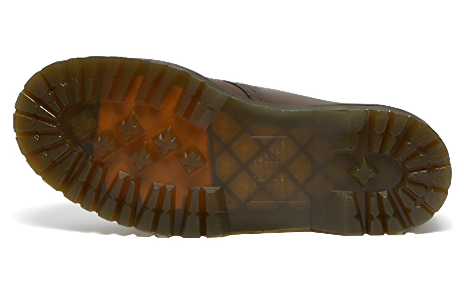 Галоши мужские Dr. Martens 1461 Bex 3 Eye коричневые-черные, 41 EU