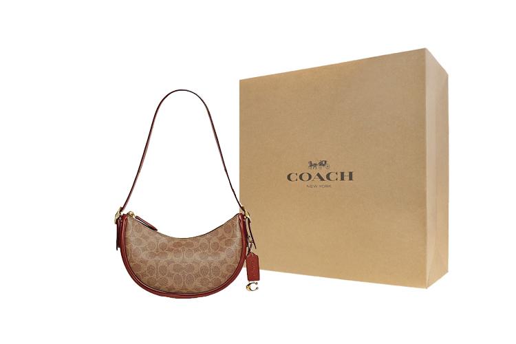 Сумка женская COACH Luna 27, tan-brown