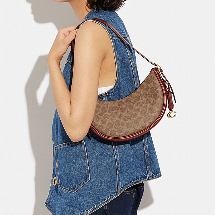 Сумка женская COACH Luna 27, tan-brown