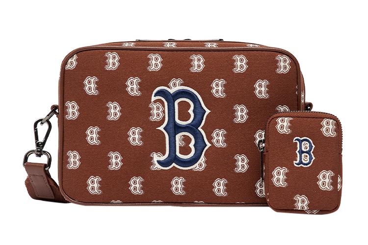 Сумка унисекс MLB ToFu Bag красно-коричневая